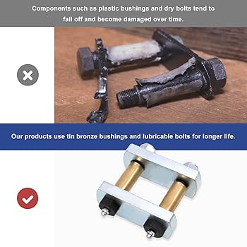 Amazon.com: Sporacingrts Heavy Duty Shackle Upgrade Kit